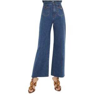 Veronica Beard High-Rise Wide Leg Jeans w/ Tags Size 26 NWT